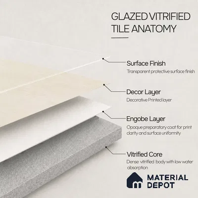 Plain Floor & Wall Tile TL 11079 Alba Tuff | 4 ft x 2 ft Matte Finish Vitrified Tile - 9 mm | Suitable For Living Room, Bedroom, Bathroom (Sample)