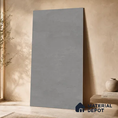 Plain Floor & Wall Tile TL 11080 Urban Slate | 4 ft x 2 ft Matte Finish Vitrified Tile - 9 mm | Suitable For Living Room, Bedroom, Bathroom