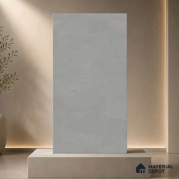 Plain Floor & Wall Tile TL 11080 Urban Slate | 4 ft x 2 ft Matte Finish Vitrified Tile - 9 mm | Suitable For Living Room, Bedroom, Bathroom