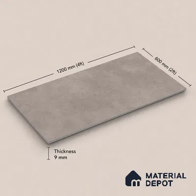 Plain Tile TL 11081 | 4 ft x 2 ft Matte Finish Vitrified Tile - 9 mm