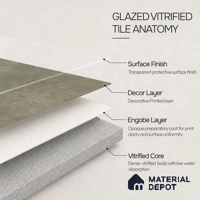 Plain Tile TL 11082 | 4 ft x 2 ft Matte Finish Vitrified Tile - 9 mm