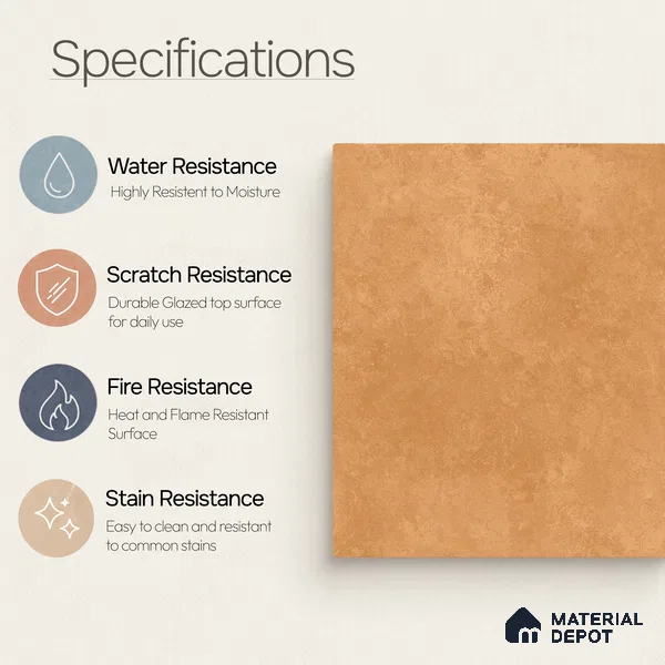Plain Tile TL 11083 | 4 ft x 2 ft Matte Finish Vitrified Tile - 9 mm