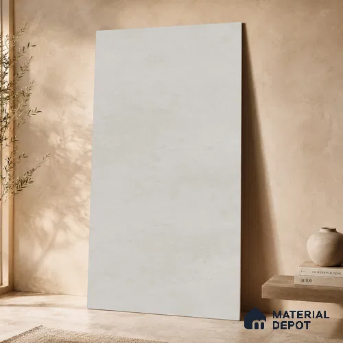 Plain Floor & Wall Tile TL 11084 Alba Veil | 4 ft x 2 ft Matte Finish Vitrified Tile - 9 mm | Suitable For Living Room, Bedroom, Bathroom