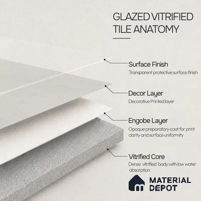 Plain Floor & Wall Tile TL 11084 Alba Veil | 4 ft x 2 ft Matte Finish Vitrified Tile - 9 mm | Suitable For Living Room, Bedroom, Bathroom