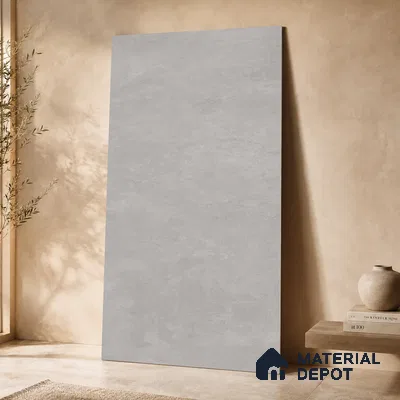 Plain Floor & Wall Tile TL 11085 Argento Cloud | 4 ft x 2 ft Matte Finish Vitrified Tile - 9 mm | Suitable For Living Room, Bedroom, Bathroom
