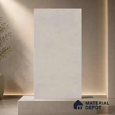 Plain Floor & Wall Tile TL 11086 Taupe Drift | 4 ft x 2 ft Matte Finish Vitrified Tile - 9 mm | Suitable For Living Room, Bedroom, Bathroom
