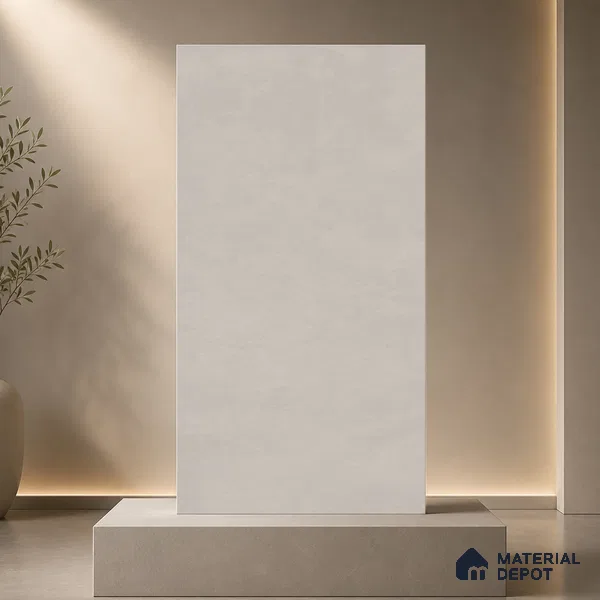 Plain Floor & Wall Tile TL 11086 Taupe Drift | 4 ft x 2 ft Matte Finish Vitrified Tile - 9 mm | Suitable For Living Room, Bedroom, Bathroom