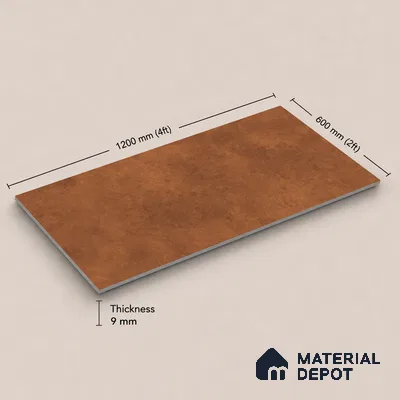 Plain Tile TL 11087 | 4 ft x 2 ft Matte Finish Vitrified Tile - 9 mm