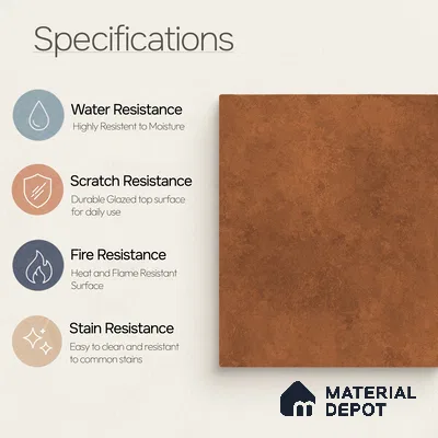 Plain Tile TL 11087 | 4 ft x 2 ft Matte Finish Vitrified Tile - 9 mm
