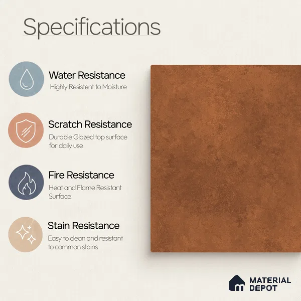 Plain Tile TL 11087 | 4 ft x 2 ft Matte Finish Vitrified Tile - 9 mm