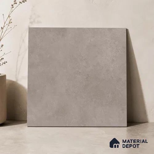 Plain Floor & Wall Tile TL 11094 Umber Cloud | 2 ft x 2 ft Matte Finish Vitrified Tile - 9 mm | Suitable For Living Room, Bedroom, Bathroom