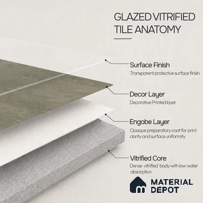 Plain Floor & Wall Tile TL 11095 Verdant Forge | 2 ft x 2 ft Matte Finish Vitrified Tile - 9 mm | Suitable For Living Room, Bedroom, Bathroom