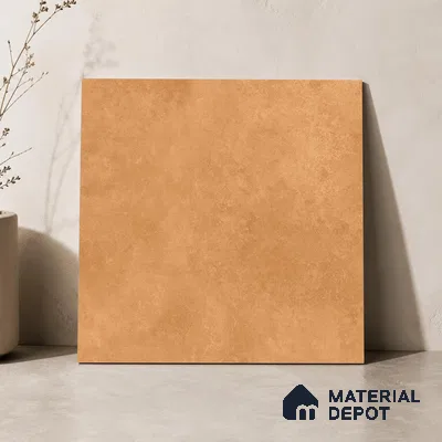 Plain Floor & Wall Tile TL 11096 Sahara Clay | 2 ft x 2 ft Matte Finish Vitrified Tile - 9 mm | Suitable For Living Room, Bedroom, Bathroom