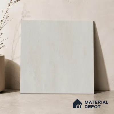Plain Floor & Wall Tile TL 11097 Solace Veil | 2 ft x 2 ft Matte Finish Vitrified Tile - 9 mm | Suitable For Living Room, Bedroom, Bathroom