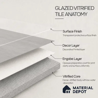 Plain Floor & Wall Tile TL 11098 Argento Cloud | 2 ft x 2 ft Matte Finish Vitrified Tile - 9 mm | Suitable For Living Room, Bedroom, Bathroom