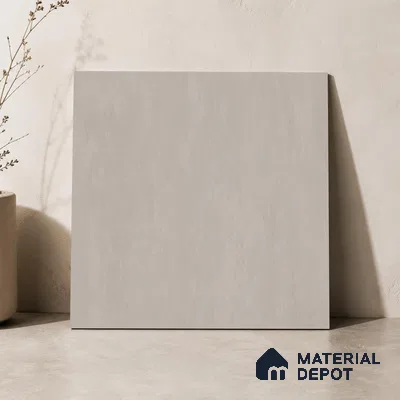 Plain Floor & Wall Tile TL 11099 Taupe Drift | 2 ft x 2 ft Matte Finish Vitrified Tile - 9 mm | Suitable For Living Room, Bedroom, Bathroom