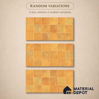 Faux Subway Wall Tile TL 11221 Amber Sienna 2 ft x 1 ft Ceramic Glossy Finish Tile - 9 mm | Suitable For Bathroom, Dining Area, Kitchen Backsplash