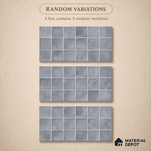 Faux Subway Wall Tile TL 11254 Urban Mist 2 ft x 1 ft Ceramic Glossy Finish Tile - 9 mm | Suitable For Bathroom, Basin Area, Kitchen Backsplash