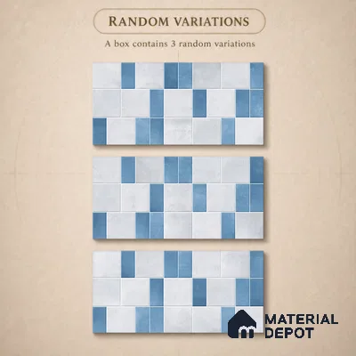 Faux Subway Wall Tile TL 11265 Nordic Mosaic 2 ft x 1 ft Ceramic Granulla Finish Tile - 9 mm | Suitable For Bathroom, Basin Area, Kitchen Backsplash