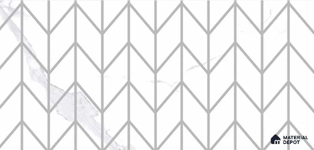 Patterned Look Wall Tile TL 11353 B 203 Dark 2 ft x 1 ft Glossy Finish Ceramic Tile - 9 mm