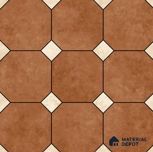 Hexagonal Look Floor & Wall Tile TL 11380 C 6623 2 ft x 2 ft Matte Finish Porcelain Tile - 9 mm