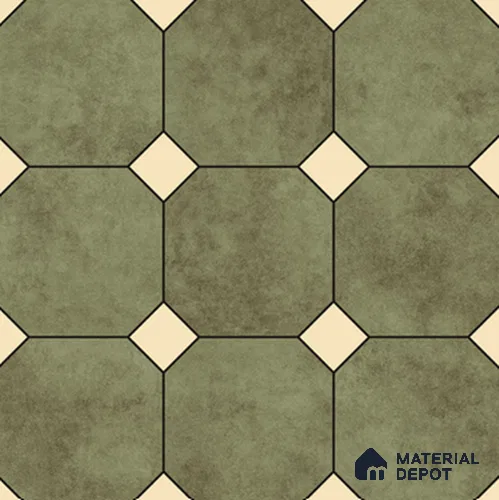 Hexagonal Look Floor & Wall Tile TL 11380 D 6626 2 ft x 2 ft Matte Finish Porcelain Tile - 9 mm