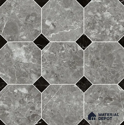 Hexagonal Look Floor & Wall Tile TL 11380 F 6625 2 ft x 2 ft Matte Finish Porcelain Tile - 9 mm