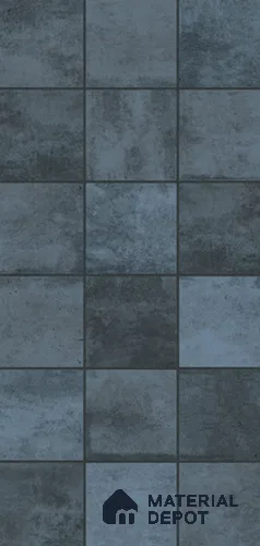 Faux Subway Wall Tile TL 11393 D Twilight Grid 2 ft x 1 ft Glossy Finish Ceramic Tile - 9 mm | Suitable For Kitchen Backsplash, Bathroom & Basin Accent