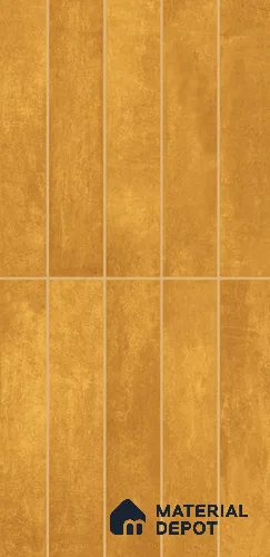 Faux Subway Wall Tile TL 11393 G Sunset Metallic 2 ft x 1 ft Glossy Finish Ceramic Tile - 9 mm | Suitable For Kitchen Backsplash, Bathroom & Basin Accent
