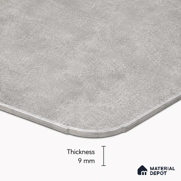 Silver Grey Floor & Wall Octagon Tile TL 11427 F 20 inch x 20 inch Matte Finish Porcelain Tile - 9 mm | Suitable For Balcony, Kitchen, Dining Area, Bedroom