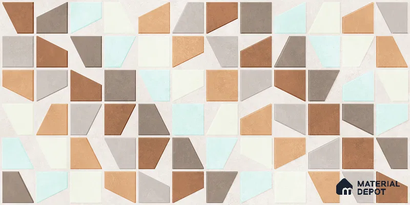 Highlighter Tile TL 11428 | 4 ft x 2 ft Punch Matte Finish Vitrified Tile - 9 mm