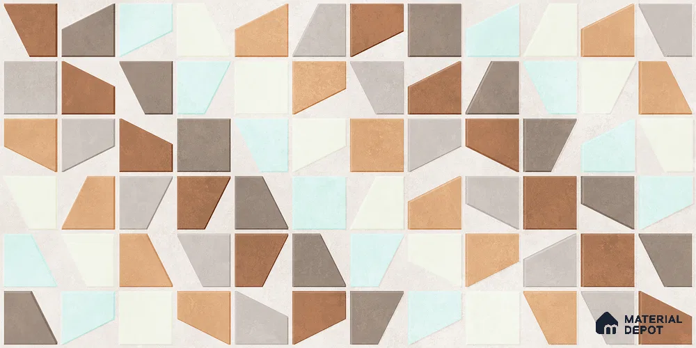 Highlighter Tile TL 11428 | 4 ft x 2 ft Punch Matte Finish Vitrified Tile - 9 mm