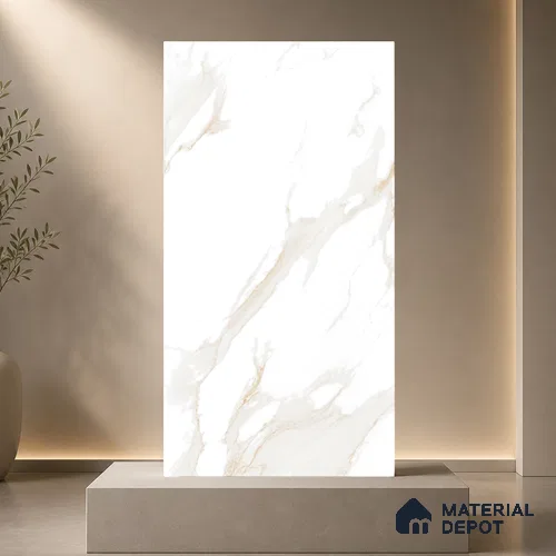 Marble Tile TL 11434 | 4 ft x 2 ft Glossy Finish Vitrified Tile - 9 mm