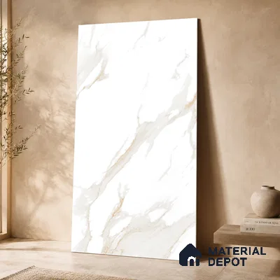 Marble Tile TL 11434 | 4 ft x 2 ft Glossy Finish Vitrified Tile - 9 mm