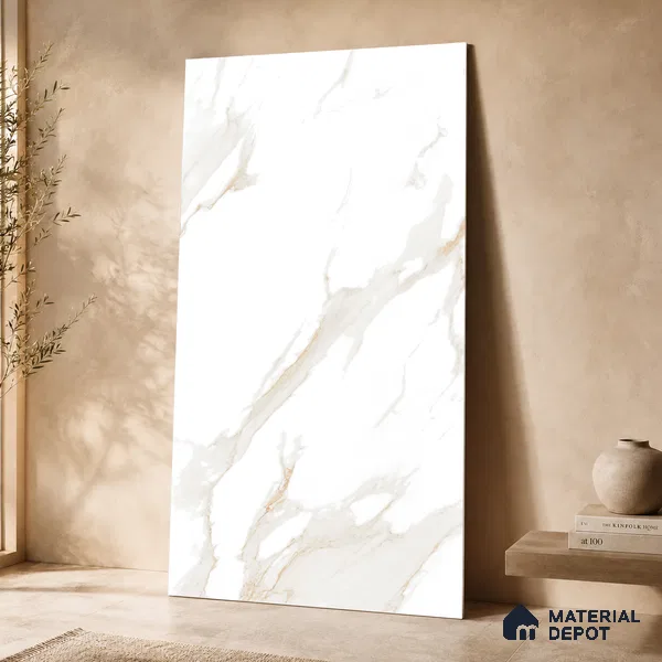 Marble Tile TL 11434 | 4 ft x 2 ft Glossy Finish Vitrified Tile - 9 mm