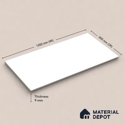 Marble Tile TL 11435 | 4 ft x 2 ft Glossy Finish Vitrified Tile - 9 mm