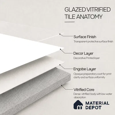 Marble Tile TL 11435 | 4 ft x 2 ft Glossy Finish Vitrified Tile - 9 mm