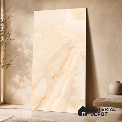 Marble Tile TL 11438 | 4 ft x 2 ft Glossy Finish Vitrified Tile - 9 mm
