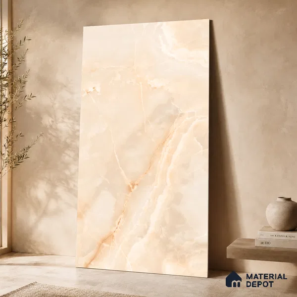 Marble Tile TL 11438 | 4 ft x 2 ft Glossy Finish Vitrified Tile - 9 mm
