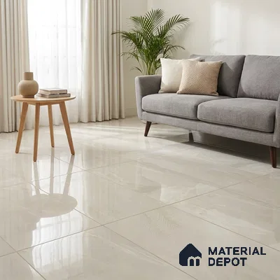 Marble Wall & Floor Tile TL 11440 4 ft x 2 ft Glossy Finish Vitrified Tile - 9 mm | Suitable For Living Room, Bedroom, Dining