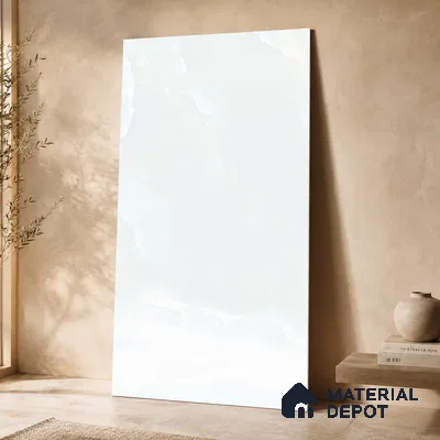 Marble Wall & Floor Tile TL 11443 Celeste Veil | 4 ft x 2 ft Glossy Finish Vitrified Tile - 9 mm | Suitable For Living Room, Bedroom, Bathroom