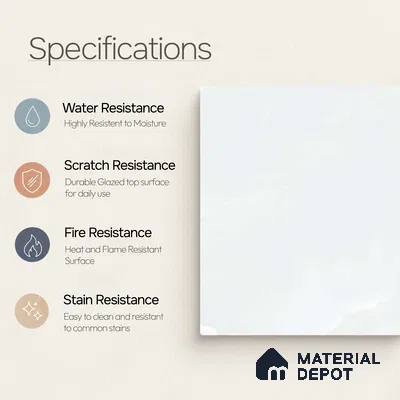 Marble Wall & Floor Tile TL 11443 Celeste Veil | 4 ft x 2 ft Glossy Finish Vitrified Tile - 9 mm | Suitable For Living Room, Bedroom, Bathroom