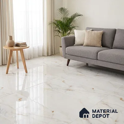 Marble Wall & Floor Tile TL 11445 4 ft x 2 ft Glossy Finish Vitrified Tile - 9 mm | Suitable For Living Room, Bedroom, Dining