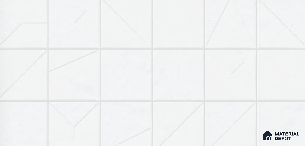 Punch Look Wall Tile TL 11449 F Nova White 2 ft x 1 ft Ceramic Punch Matte Finish - 8 mm  | Suitable for Bathroom, Dining & Kitchen