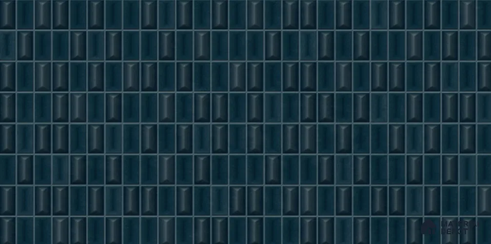 3D Look Wall Tile TL 11451 E Aspen Midnight 2 ft x 1 ft Ceramic Glossy Finish - 9 mm  | Suitable for Bathroom, Dining & Kitchen