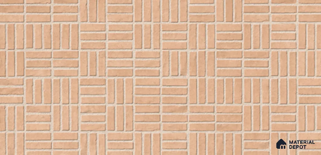 Punch Look Wall Tile TL 11452 B Inspire Brown 2 ft x 1 ft Ceramic Matte Finish - 8 mm | Suitable for Bathroom & Kitchen