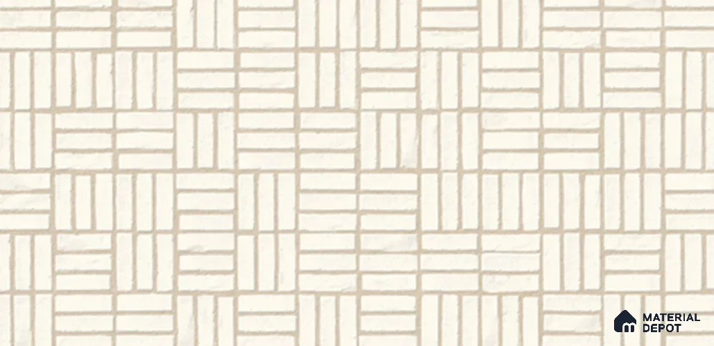 Punch Look Wall Tile TL 11452 C Inspire Crayon 2 ft x 1 ft Ceramic Matte Finish - 8 mm | Suitable for Bathroom & Kitchen