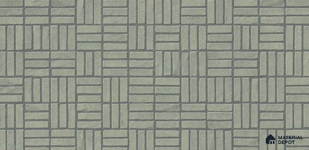 Punch Look Wall Tile TL 11452 D Inspire Green 2 ft x 1 ft Ceramic Matte Finish - 8 mm | Suitable for Bathroom & Kitchen
