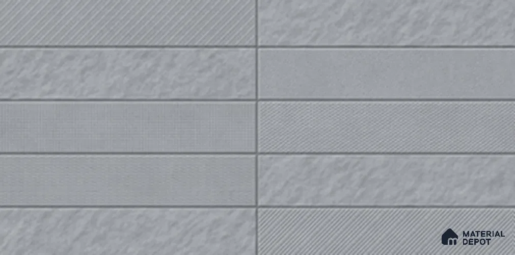 Punch Look Wall Tile TL 11453 C Comfy Fog 2 ft x 1 ft Ceramic Matte Finish - 8 mm | Suitable for Bathroom & Kitchen