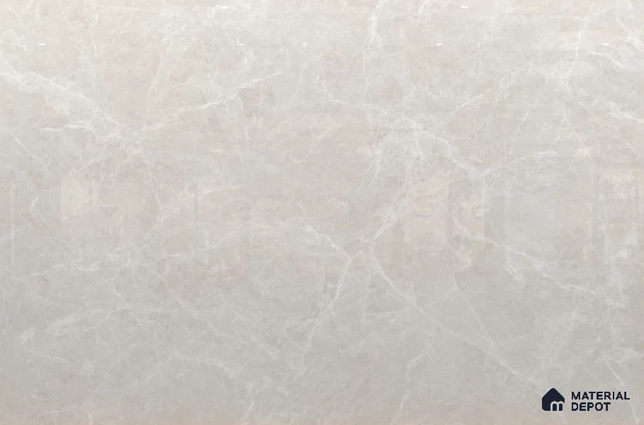 Large Formate Marble Floor & Wall Tile TL 11465 Astra Cotton Grey 6 ft x 4 ft Vitrified Glossy Finish - 9 mm | 4 Random Design | Suitable for Living Room, Bedroom, Dining & Office